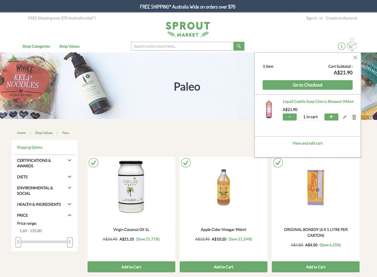 Ekky Software • Developer for Sprout Market • Australian Expert Magento